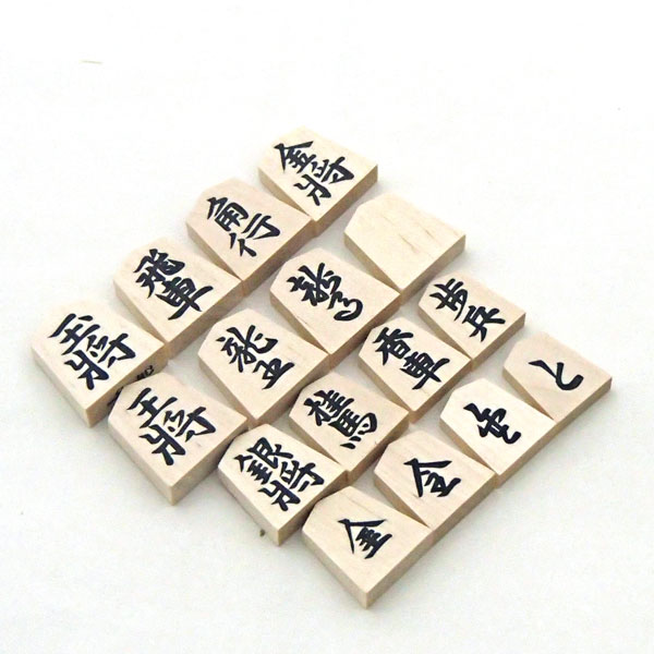 楽天市場】木製将棋駒 山形天童の正式書体 白椿上彫将棋駒 桐駒箱入り