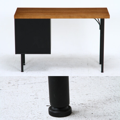 楽天市場】デスク アンティーク風 アイアン脚 木製 おしゃれ 天然木