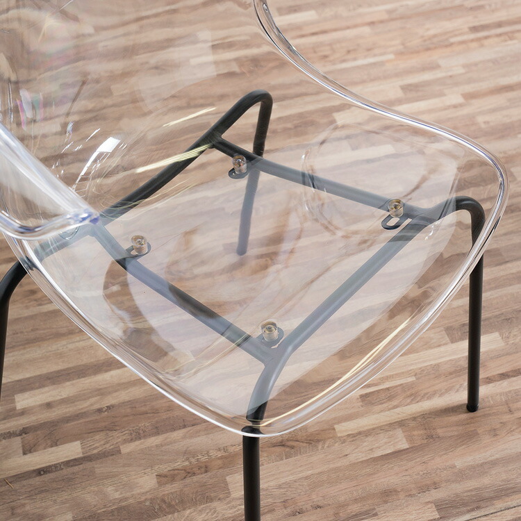 楽天市場】ダイニングチェア 2脚セット 透明 クリア 半透明 おしゃれ