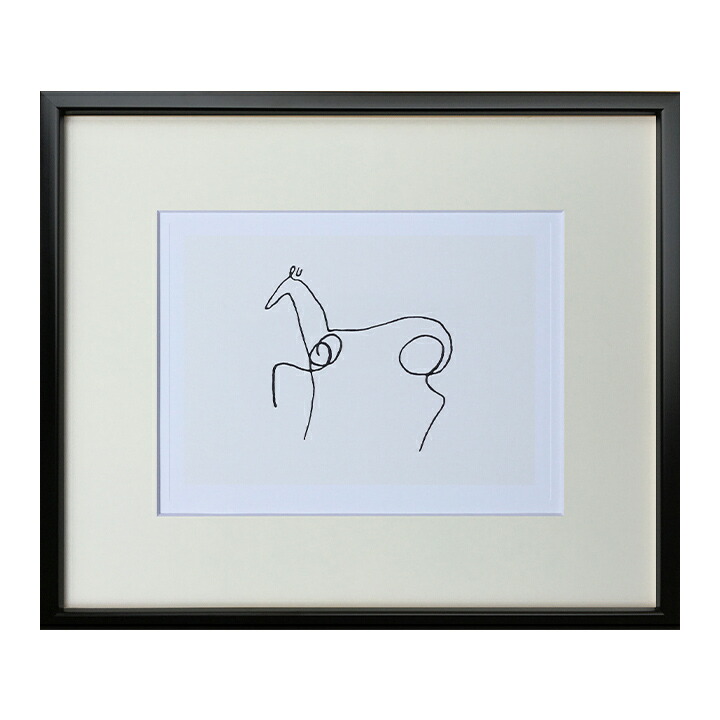 楽天市場】アートパネル Pablo Picasso パブロ・ピカソ Le cheval 馬