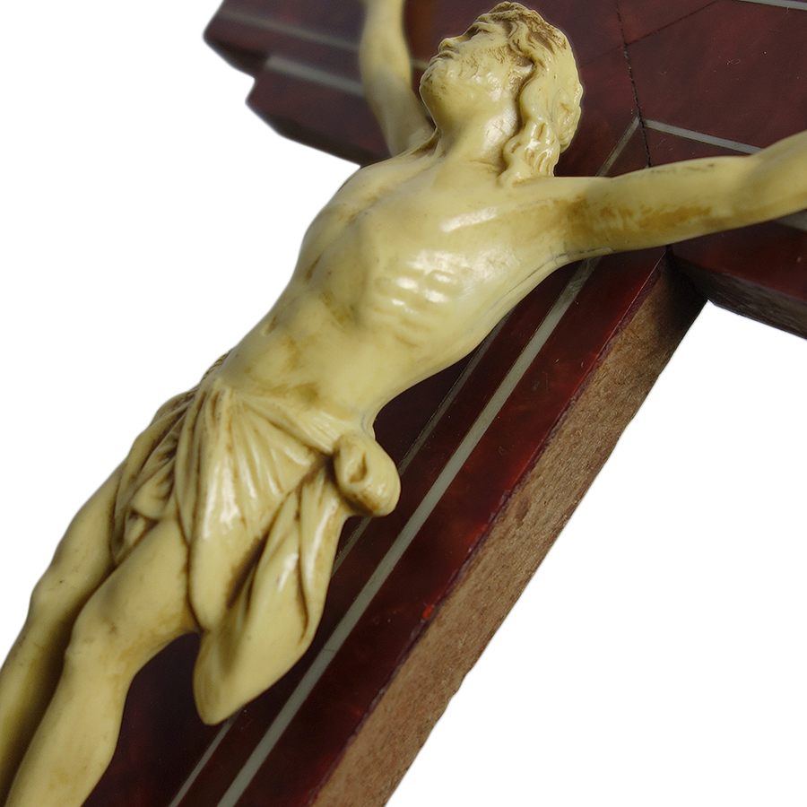 楽天市場】【中古】アンティーク キリスト 十字架 壁掛け INRI クロス