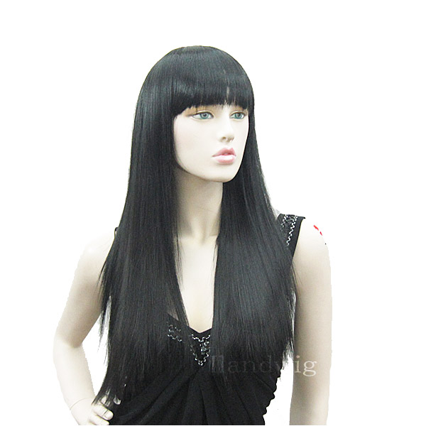 楽天市場】フルウィッグ ロング ストレート ウィッグ フル 全頭かつら