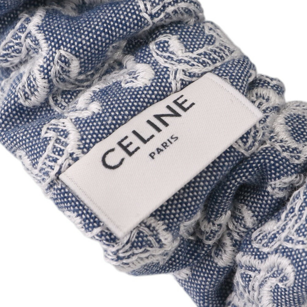 楽天市場】【P5倍】セリーヌ／CELINE ” モノグラム シュシュ” コットン