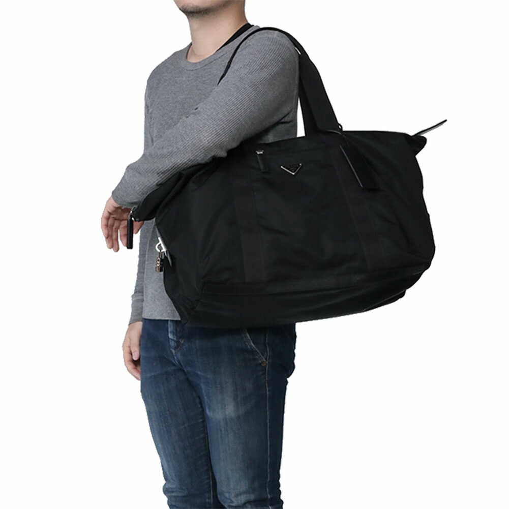 楽天市場】【P5倍】プラダ／PRADA 南京錠付き・Re Nylon xサフィアーノ