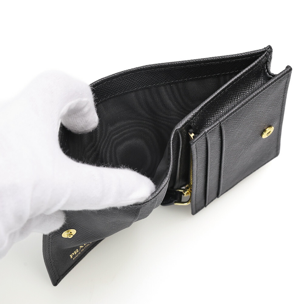楽天市場】【P5倍】プラダ／PRADA ”サフィアーノトライアングル 財布