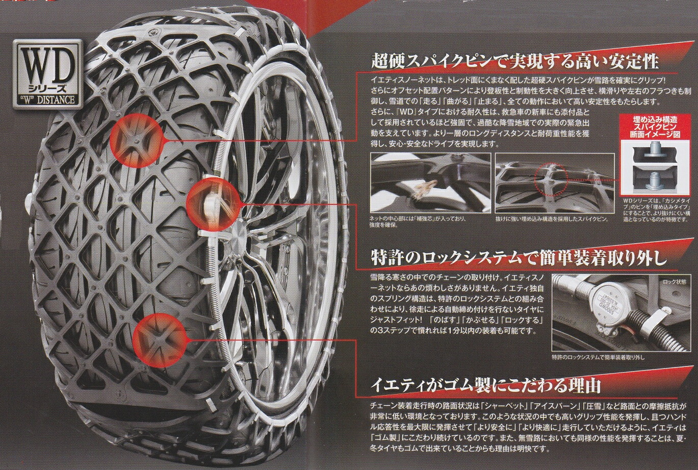 楽天市場】【225/65R17等対応】 イエティ スノーネット WDシリーズ