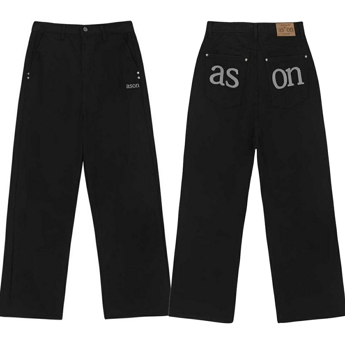 楽天市場】as”on アズオン パンツ ボトムス SMOG WIDE PANTS