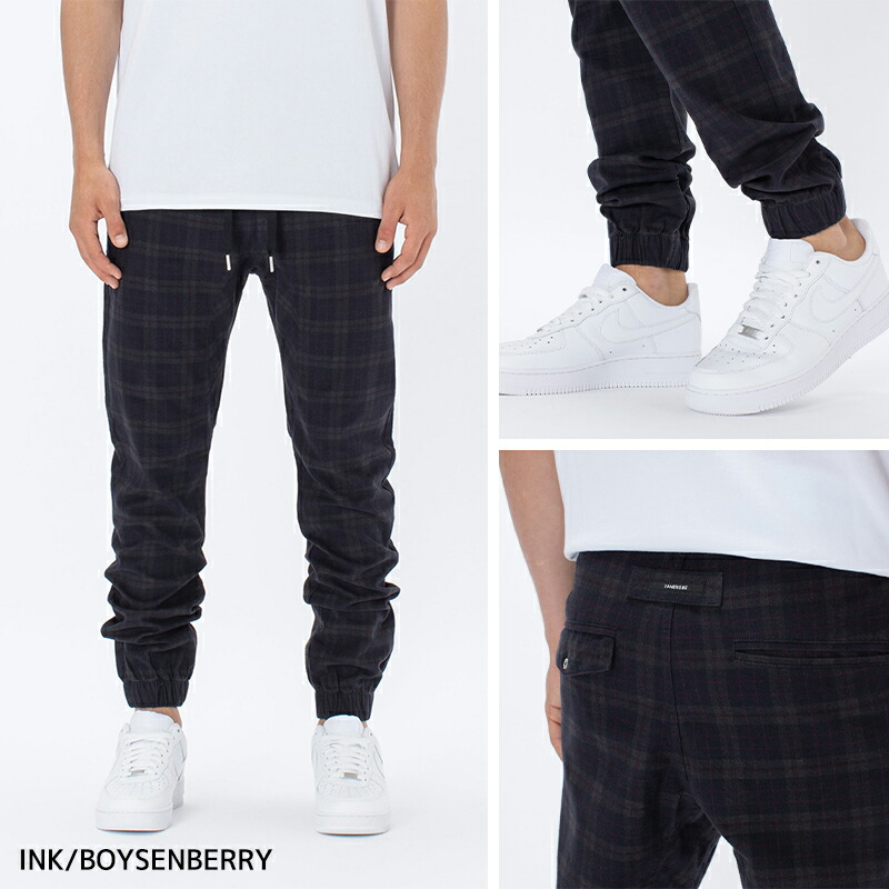 楽天市場】ZANEROBE ゼインローブ チェック柄 ジョガーパンツ 3色