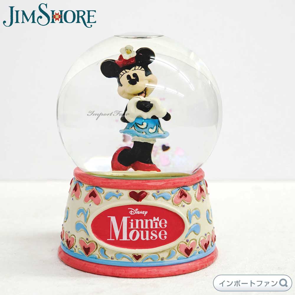 楽天市場】ジムショア 恋人のミニー スノードーム ディズニー 4059187