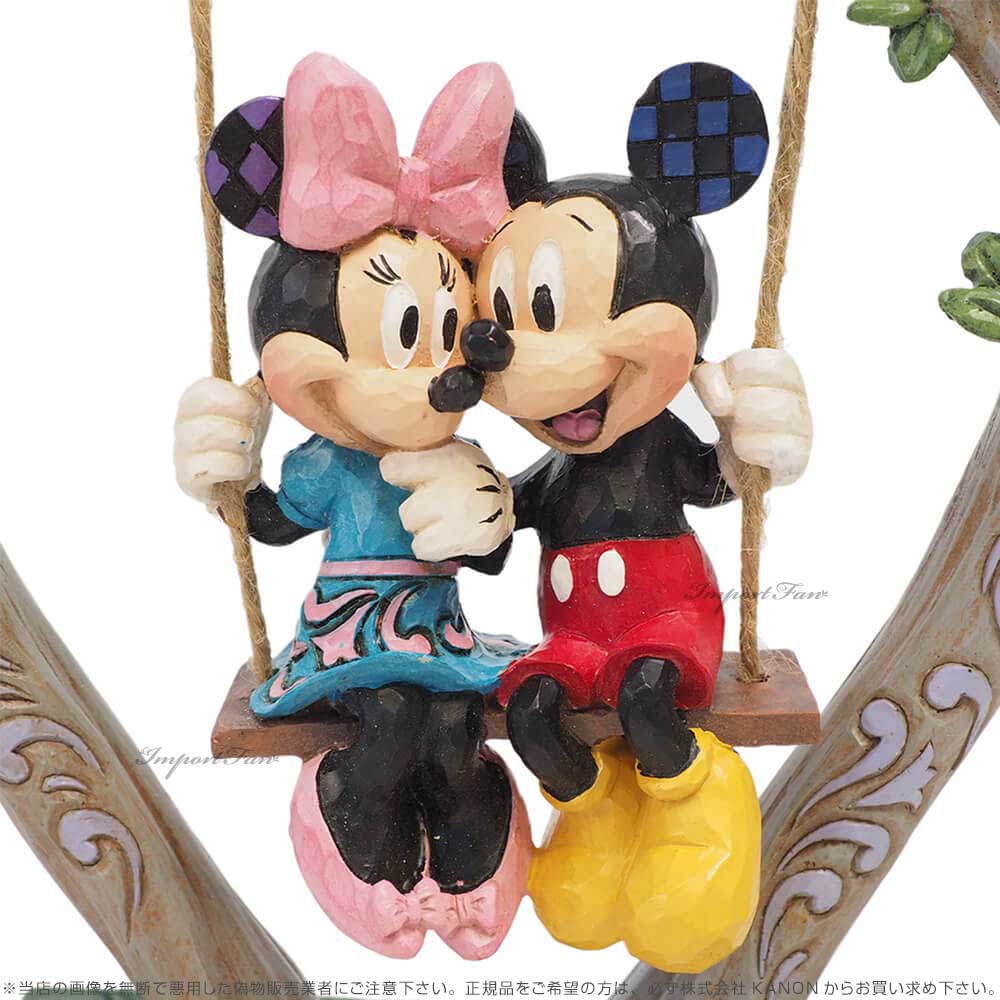 楽天市場】ジムショア ミッキー＆ミニー オン スウィング ハートの