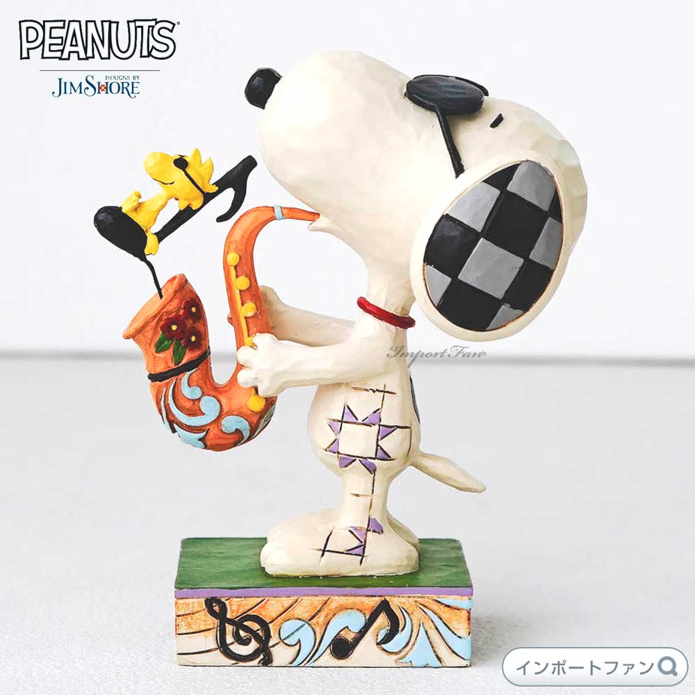 楽天市場】ジムショア スヌーピー ウッドストック 演奏するジョー
