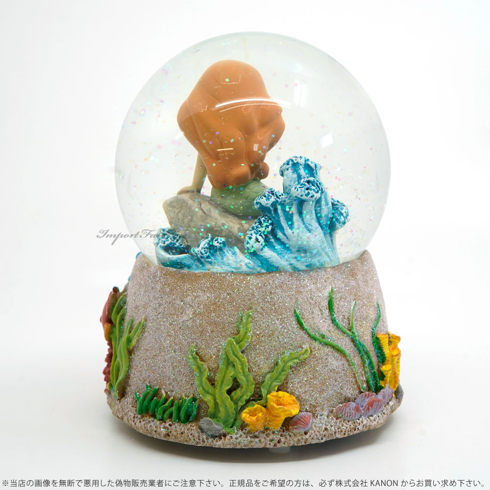 楽天市場】プレシャスモーメンツ アリエル スノードーム オルゴール