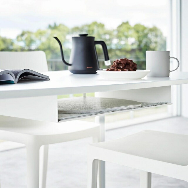 楽天市場】山崎実業 テーブル下ランチョンマット収納ラック タワー