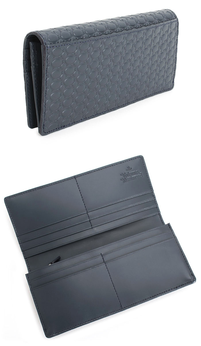 楽天市場】ヴィヴィアンウエストウッド 財布 長財布 紺(ネイビー