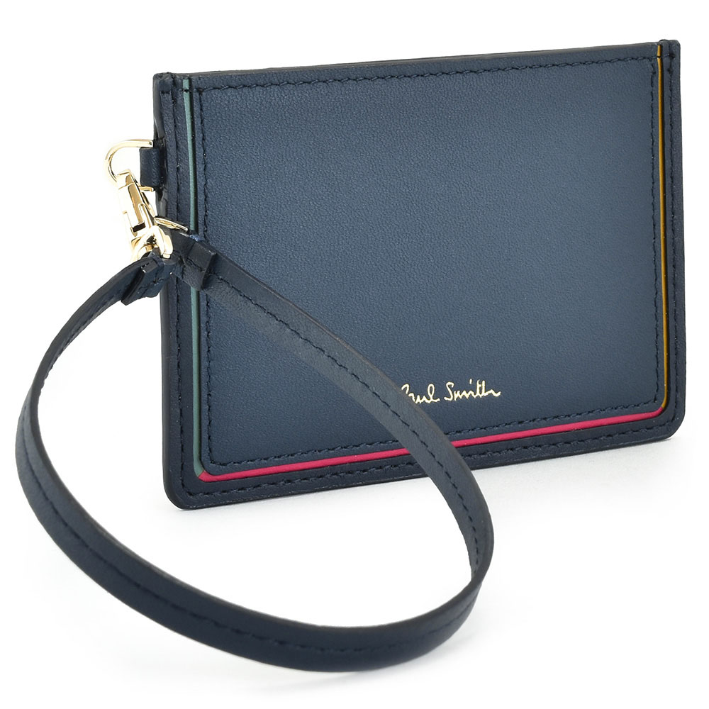 楽天市場】ポールスミス カードケース パスケース 定期入れ 紺