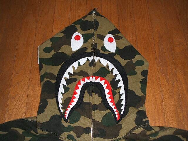 楽天市場】A BATHING APE(アベイシングエイプ) SHARK FULL ZIP HOODIE