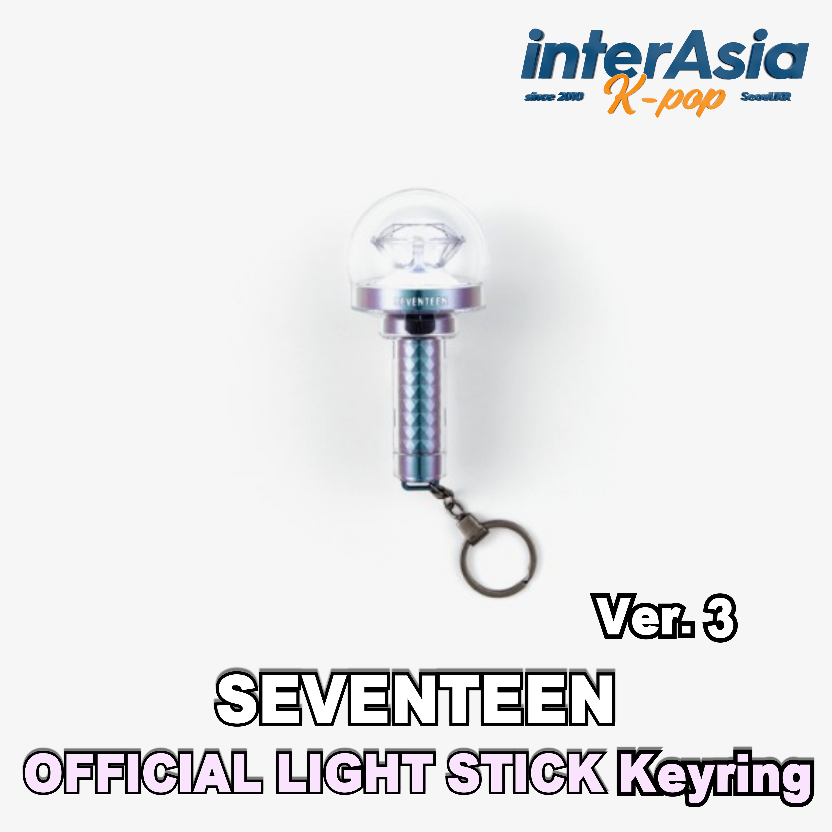 楽天市場】SEVENTEEN - Official Light Stick Ver.3 Keyring