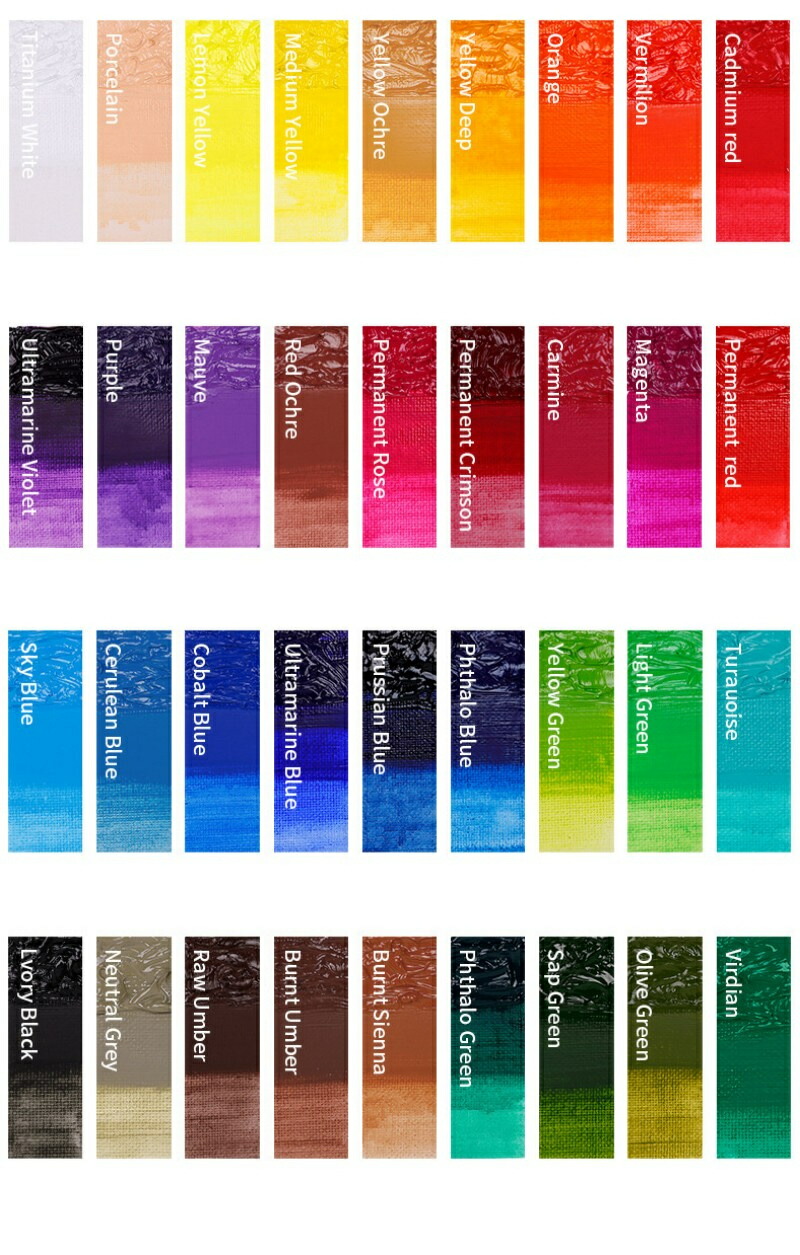 楽天市場】油絵具 油絵の具 18ml 36色セット 絵具 絵の具 えのぐ 油絵