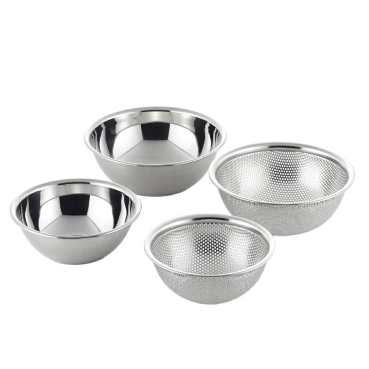 楽天市場】ザル＆ボウル4点セット 15cm 18cm 郷技 ステンレス製 日本製