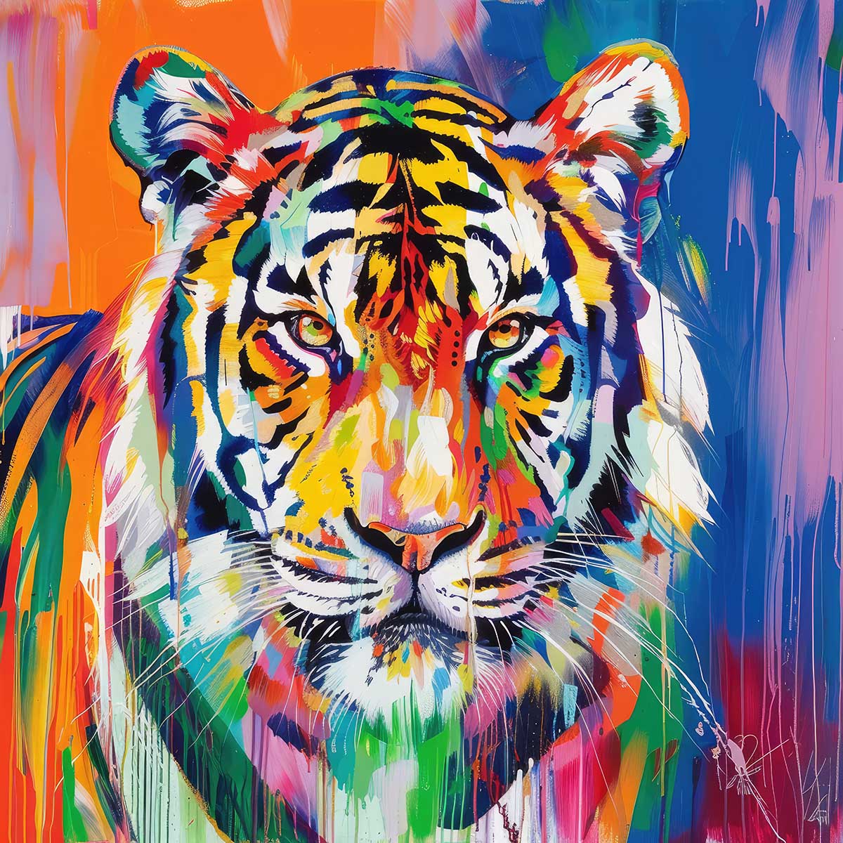 楽天市場】虎 トラ タイガー アバンギャルド アート 前衛的 ド派手