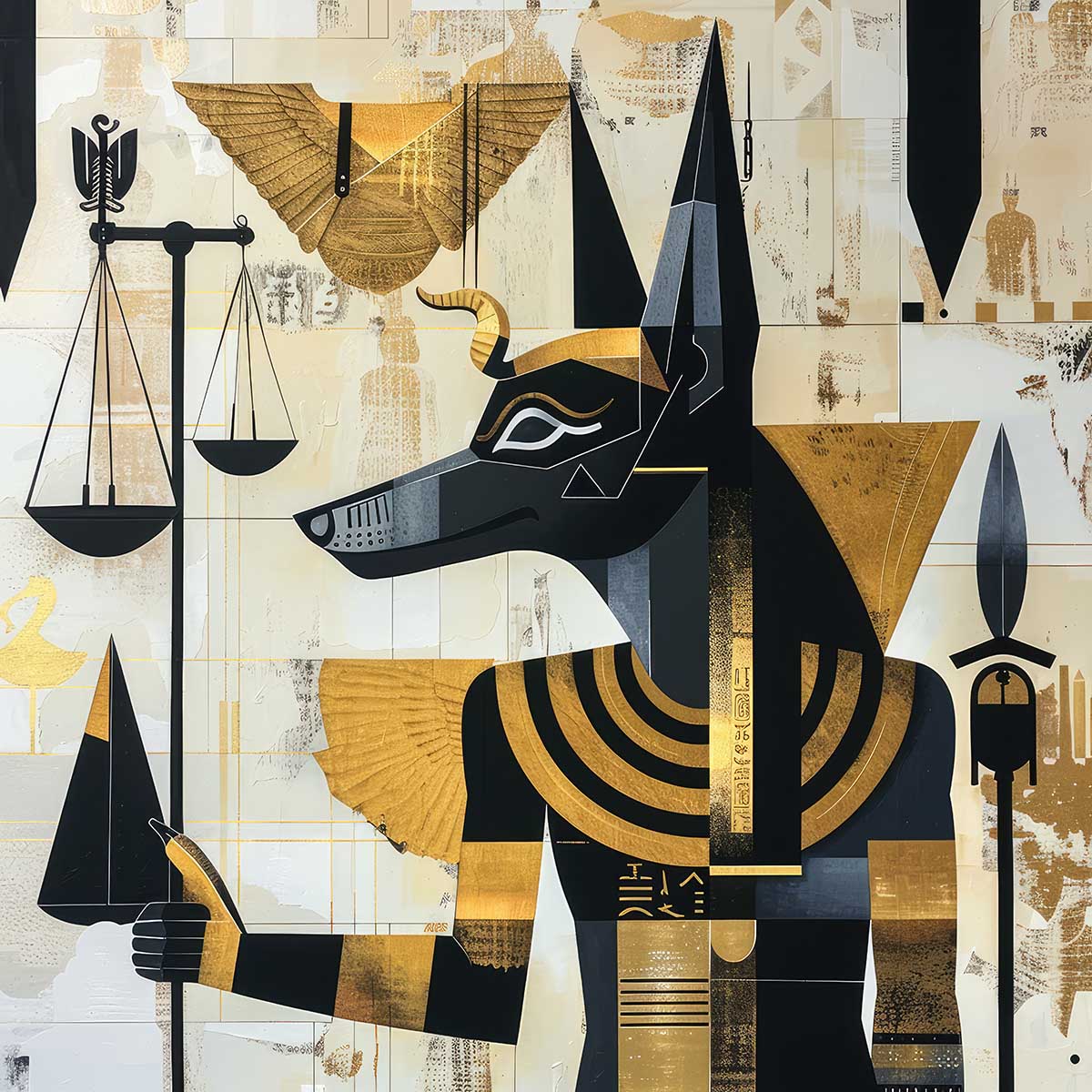 楽天市場】アヌビス アートポスター 古代エジプト シンボル 神話 装飾