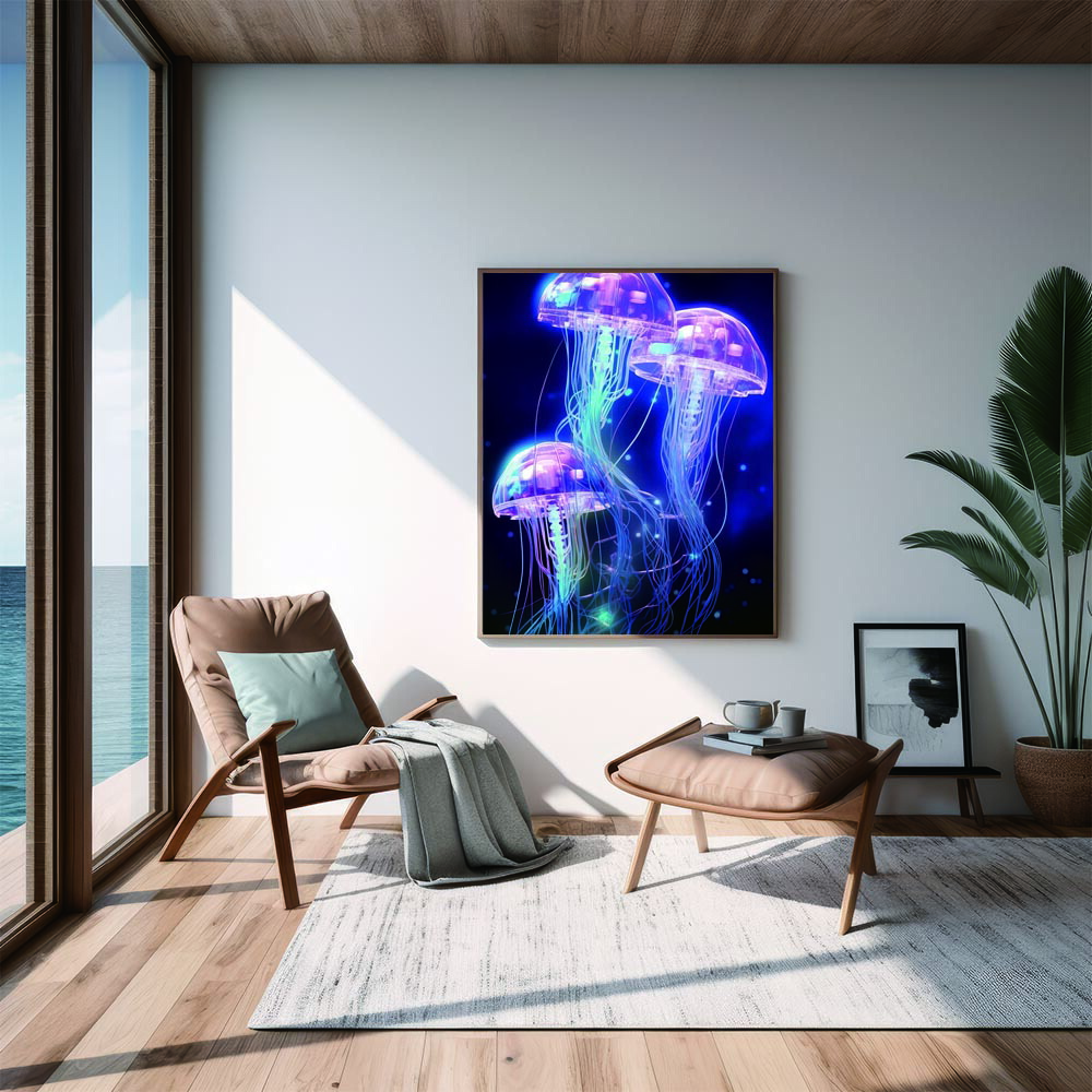 楽天市場】電脳 LED 機械 デジタル ネオン 未来 クラゲ ジェリー