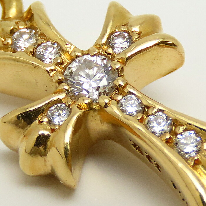 楽天市場】クロムハーツ ベビーファット クロス チャーム ネックレス