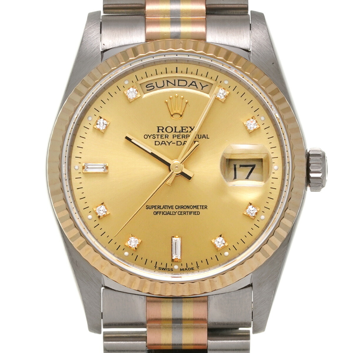 楽天市場】ロレックス ROLEX デイデイト トリドール 18239BIC L番(1990
