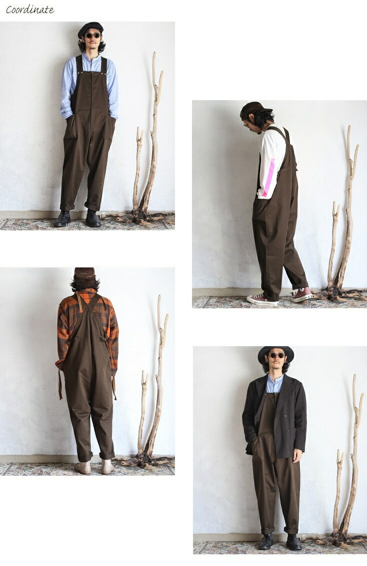 楽天市場】【Kaptain Sunshine】 Deck Trousers Brown（Over Alls Over