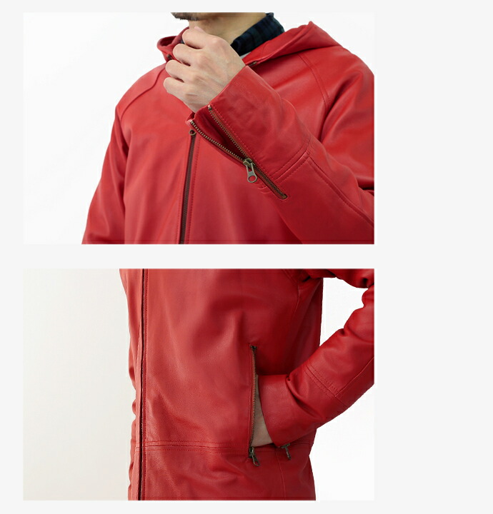 楽天市場】【3/11まで！50％オフ】レザージャケット パーカー