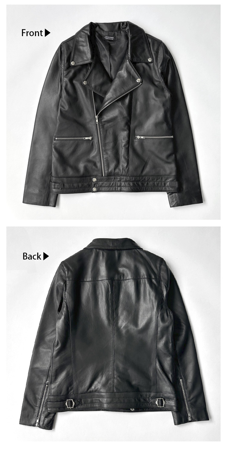 楽天市場】【3/11まで！10％オフ】レザージャケット ライダース ダブル