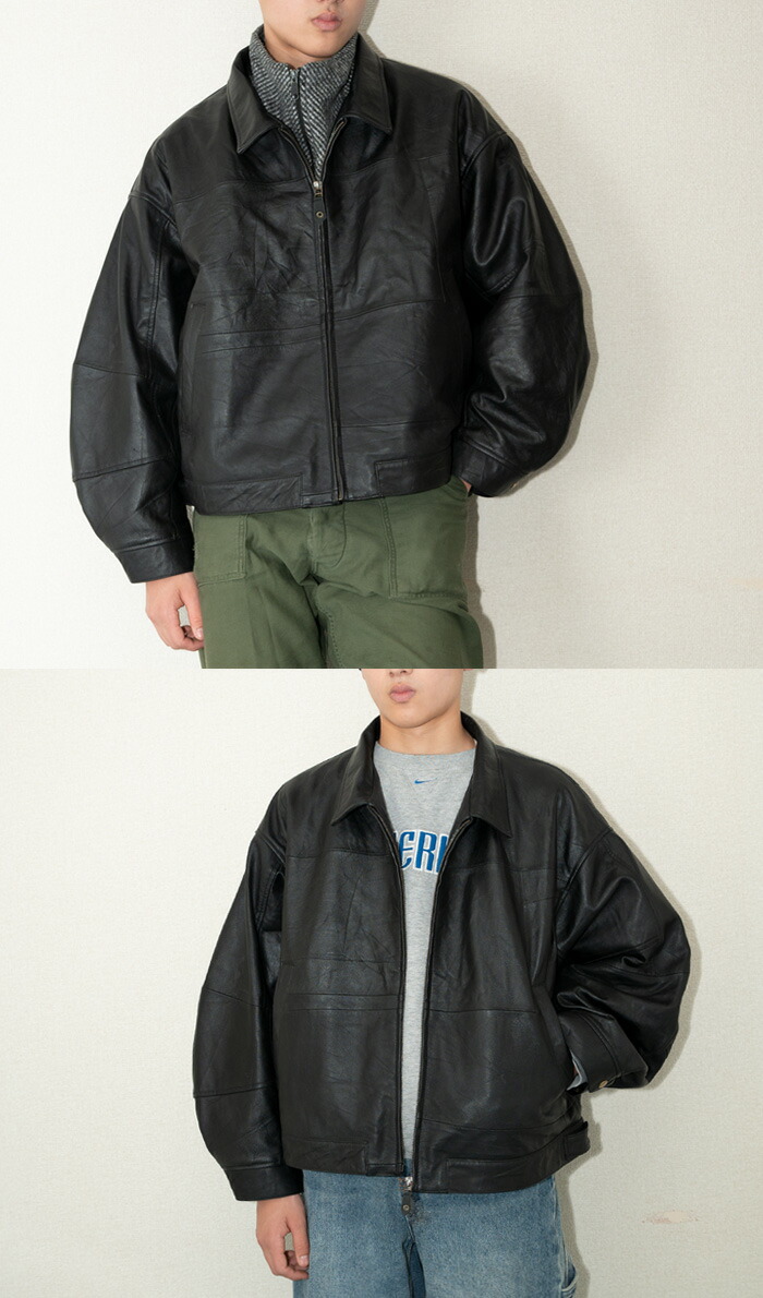 楽天市場】【3/11まで！10％オフ】レザージャケット ブルゾン 襟付き