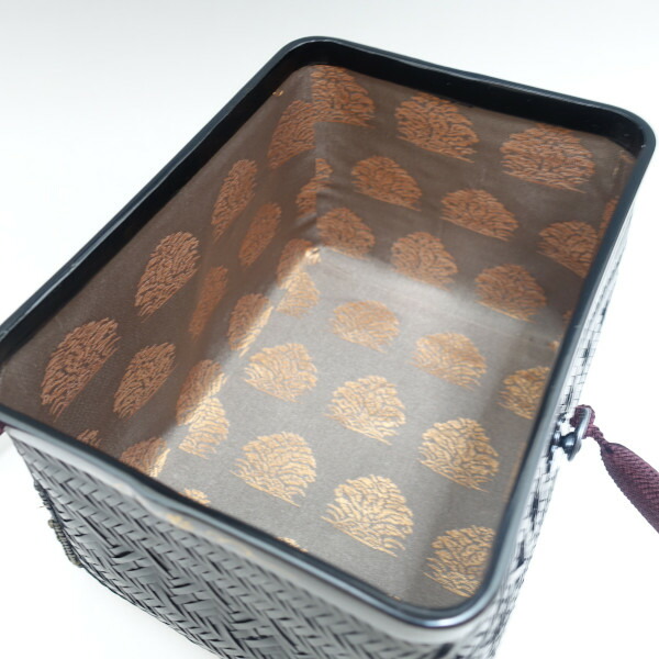 楽天市場】和田菁竺作 御所籠セット 裂地：紹鴎緞子 高台寺 金属建水