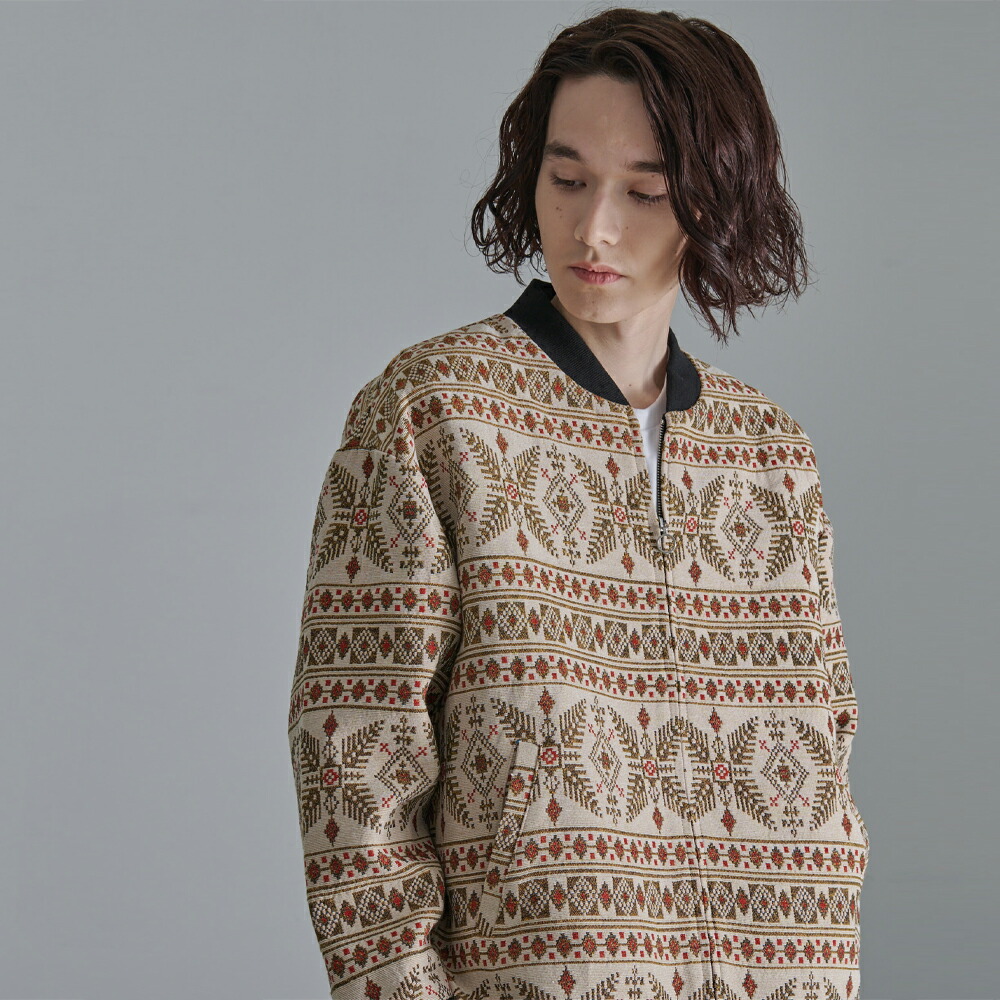 楽天市場】☆SALE価格20%OFF☆【Revo.】ゴブラン総柄織り ジップアップ