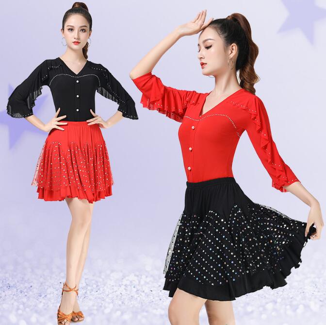 楽天市場】スカート 社交ダンス スカート ショート ミニ ラテンダンス