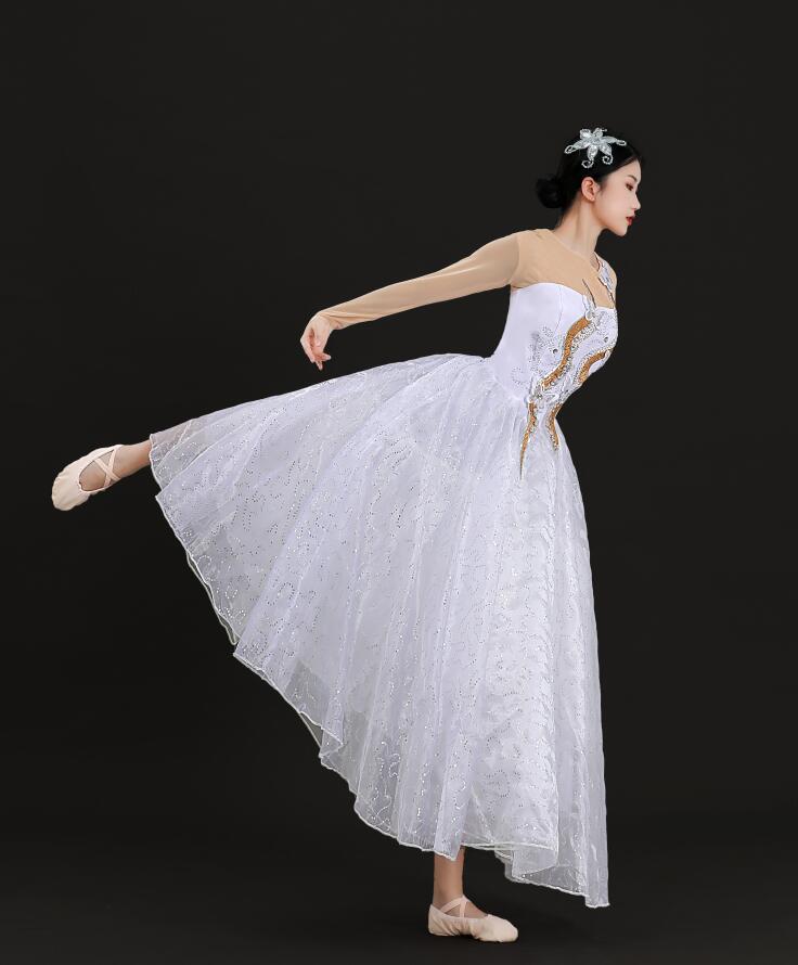 楽天市場】バレエ ワンピース モダンドレス 古典ダンス衣装 レディース