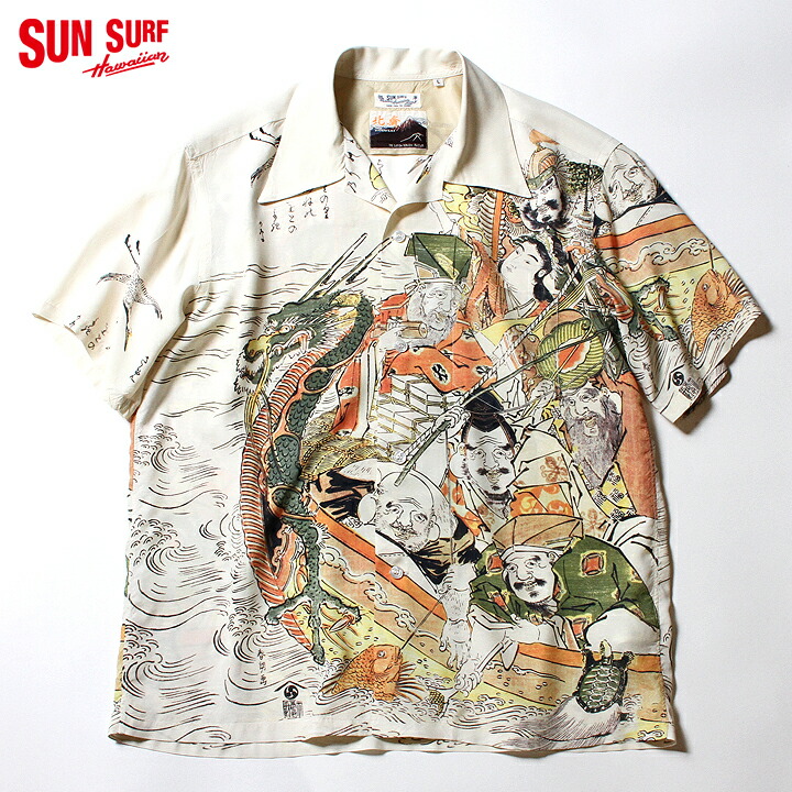 楽天市場】No.SS38198 SUN SURF × 北齋SPECIAL EDITION“宝船の七福神