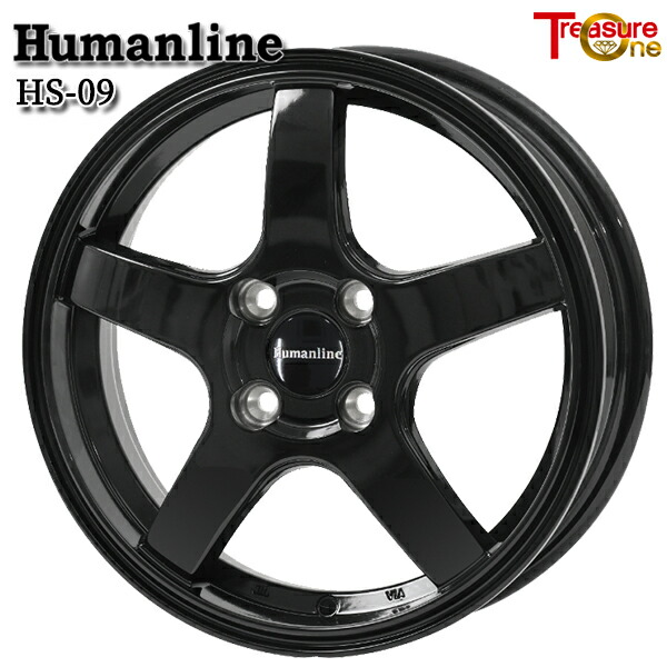 楽天市場】16インチ 6.0J 4H100 +40 トレジャーワン ヒューマンライン