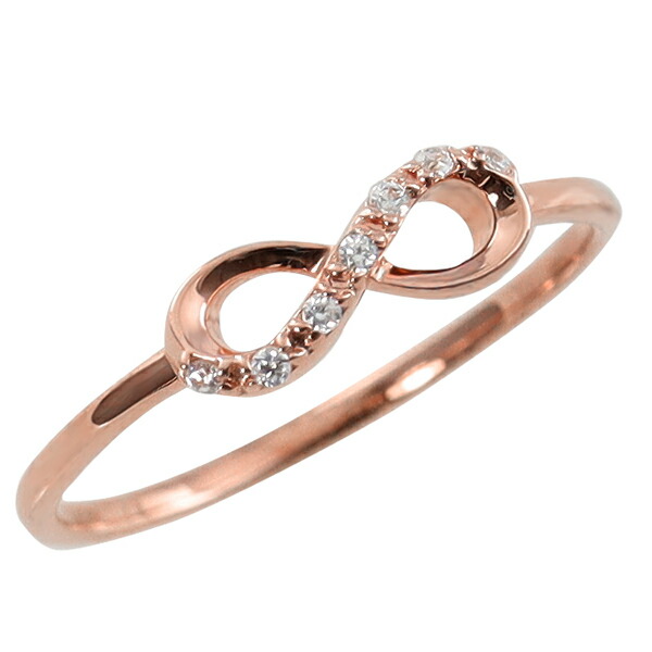 楽天市場】インフィニティ リング 10金 無限大 無限マーク