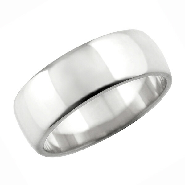 楽天市場】甲丸 リング 18金7mm幅 指輪 メンズ K18 ゴールド シンプル