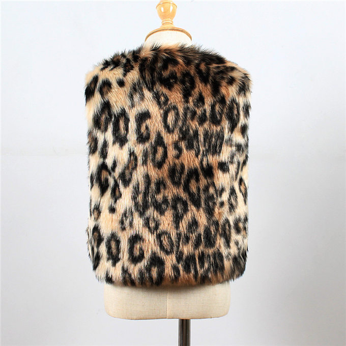 楽天市場】毛皮ベスト ファーベストヒョウ柄 子供服 女の子 男の子