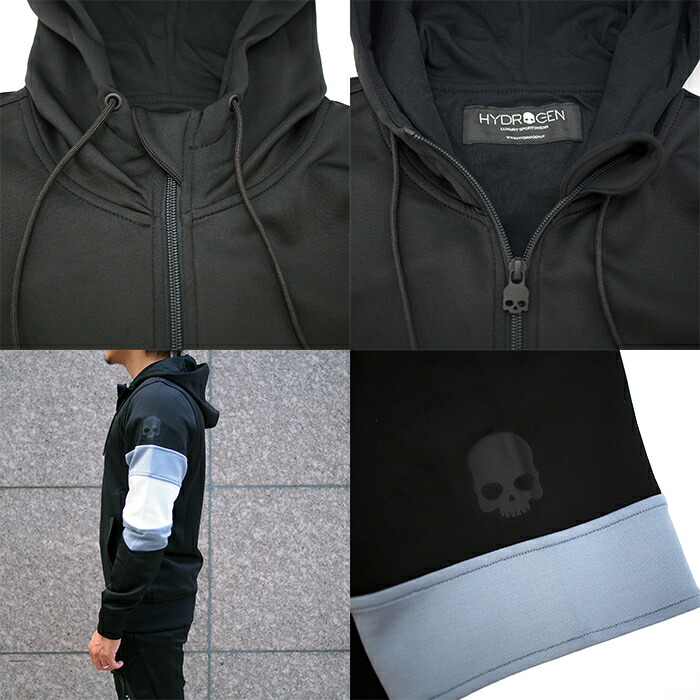 楽天市場】HYDROGEN ハイドロゲン メンズ ジップアップパーカー