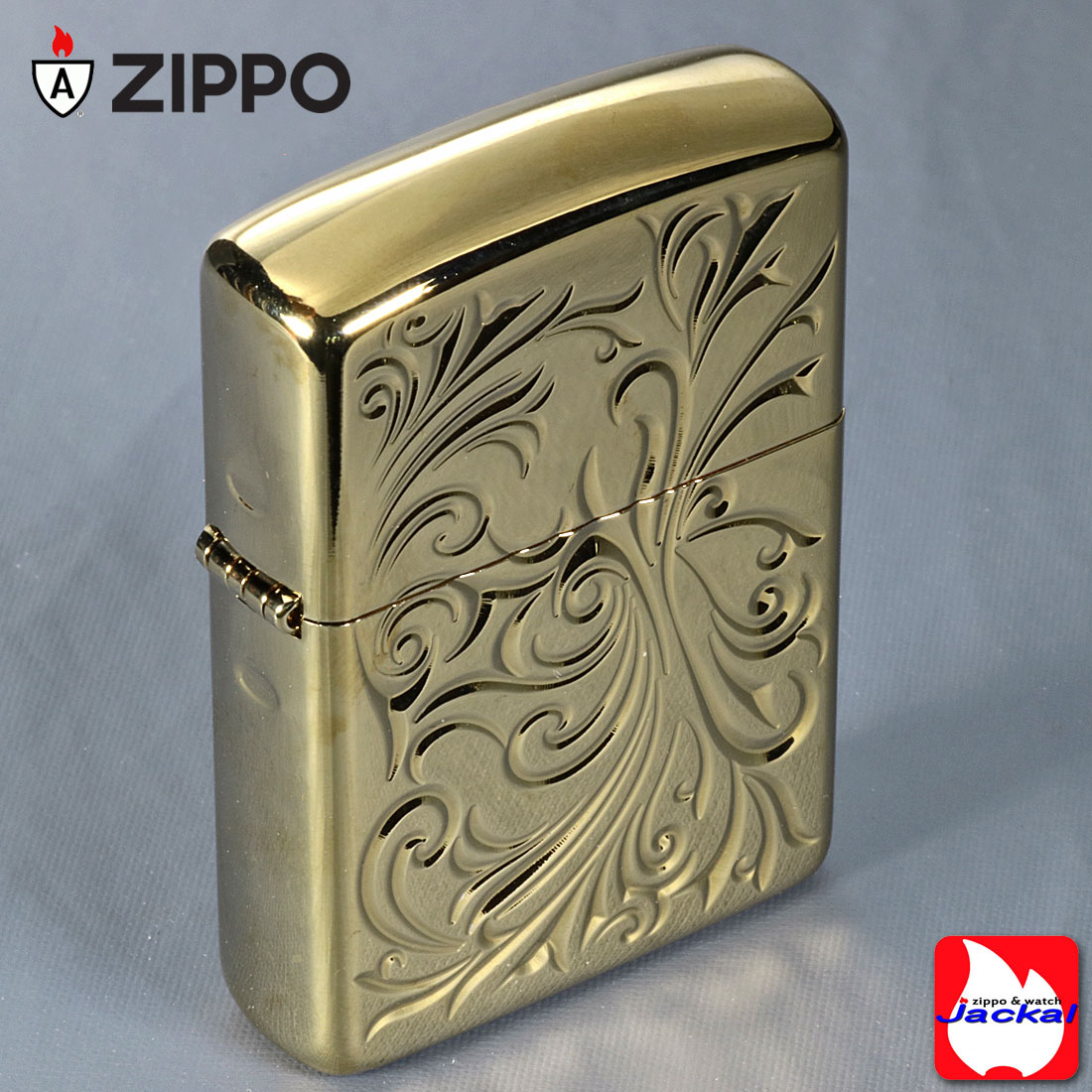 楽天市場】zippo ジッポーライター ボタニカルTC(G) ゴールド チタン