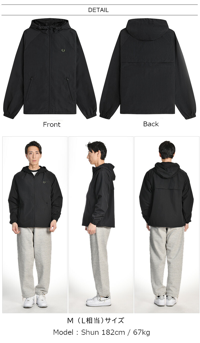 楽天市場】FRED PERRY/フレッドペリー HOODED SHELL JACKET フーディー