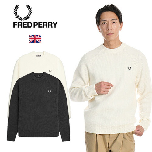 楽天市場】[期間SALE] FRED PERRY/フレッドペリー LAMBSWOOL RAGLAN