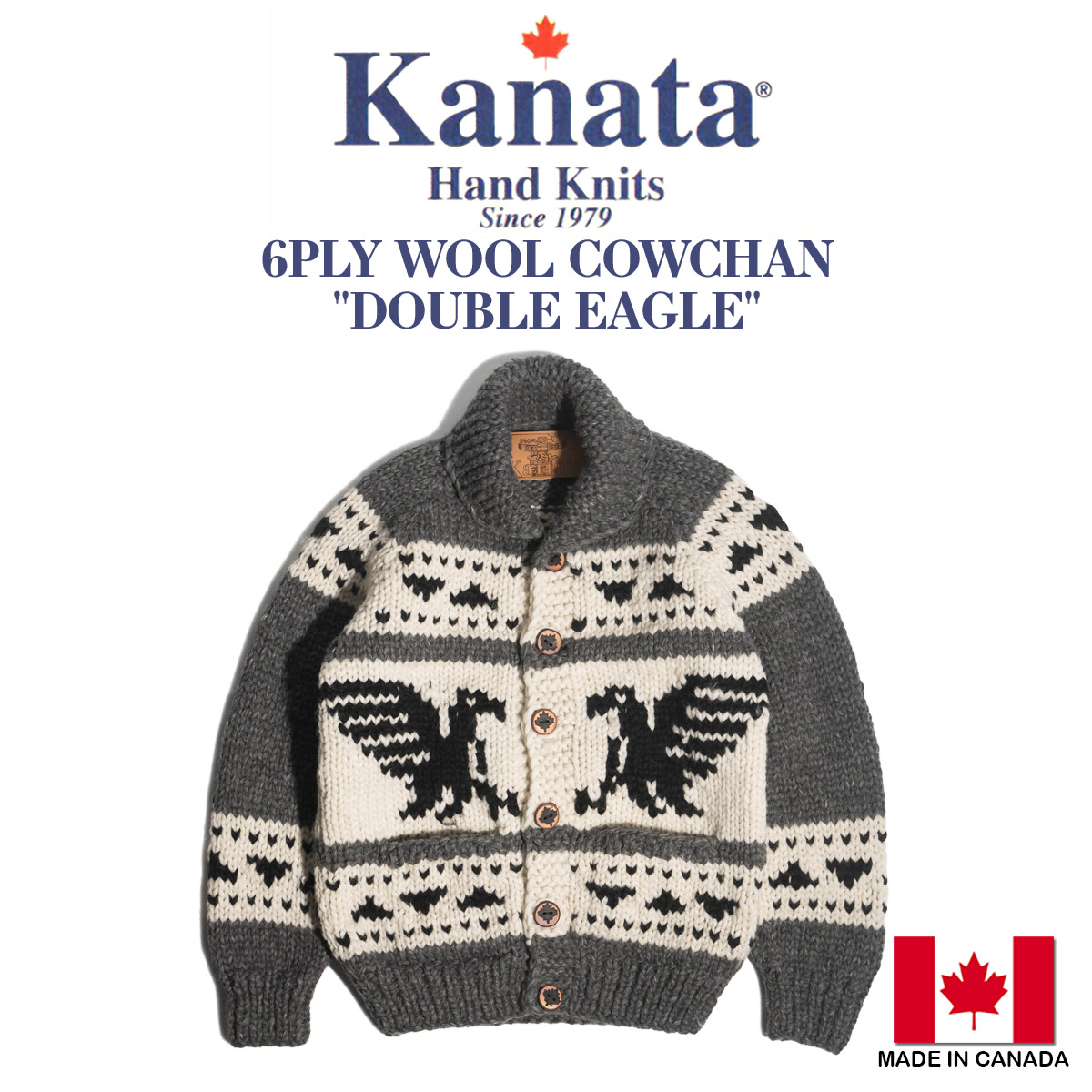 楽天市場】【クーポン配布中】カナタ KANATA カウチンセーター 6プライ