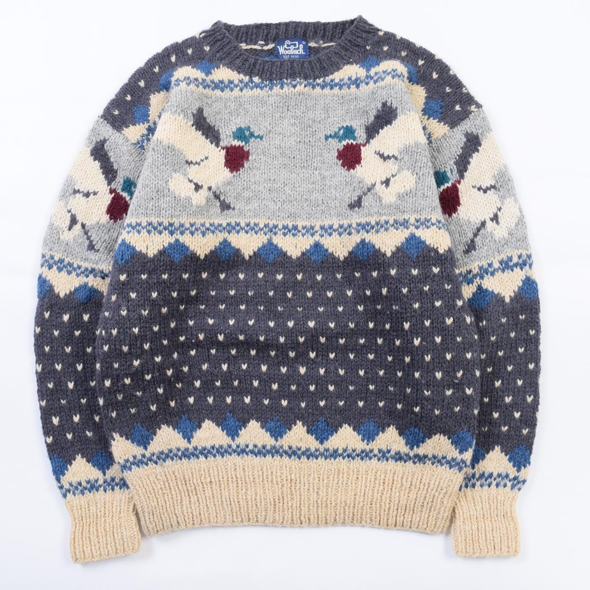 楽天市場】80年代 ウールリッチ WOOLRICH カモ柄 バーズアイ柄 ウール