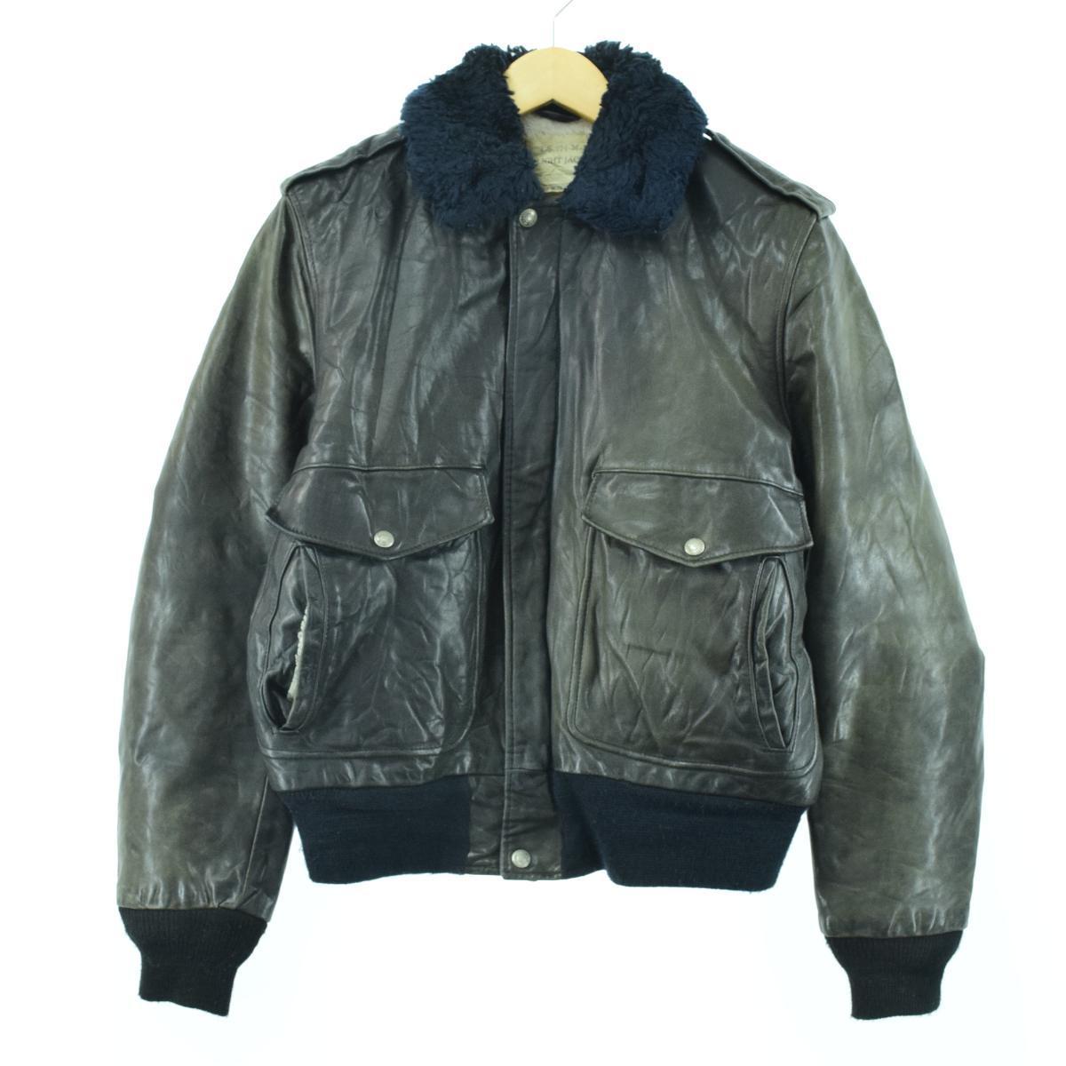 楽天市場】古着 ショット SCHOTT G-1タイプ レザーフライトジャケット