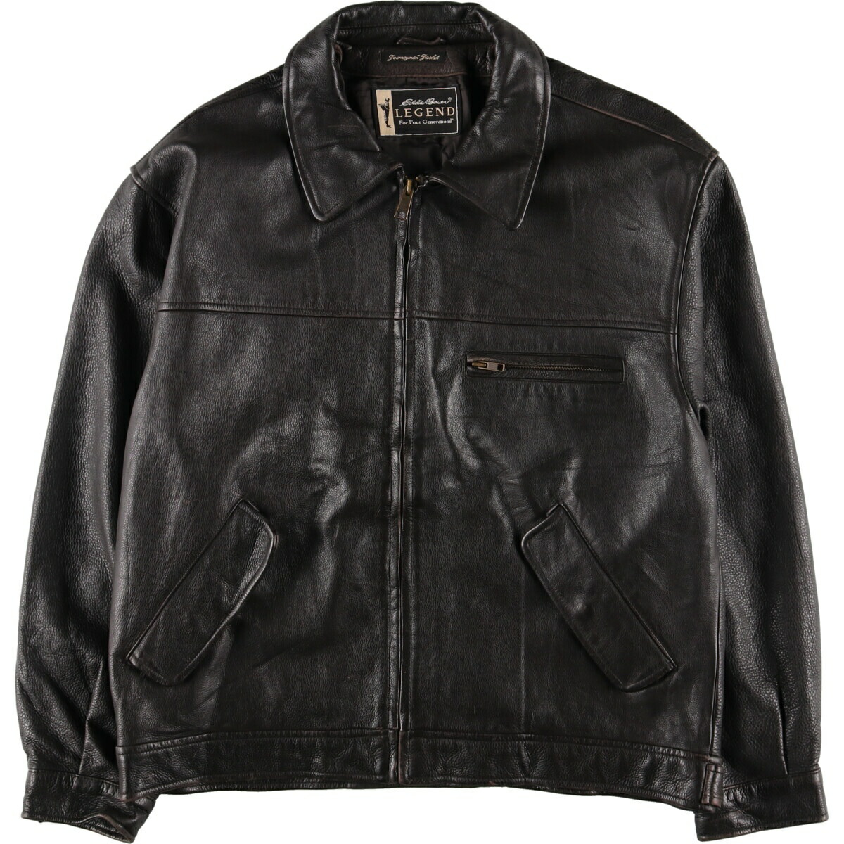 楽天市場】古着 エディーバウアー Eddie Bauer LEGEND レザースポーツ