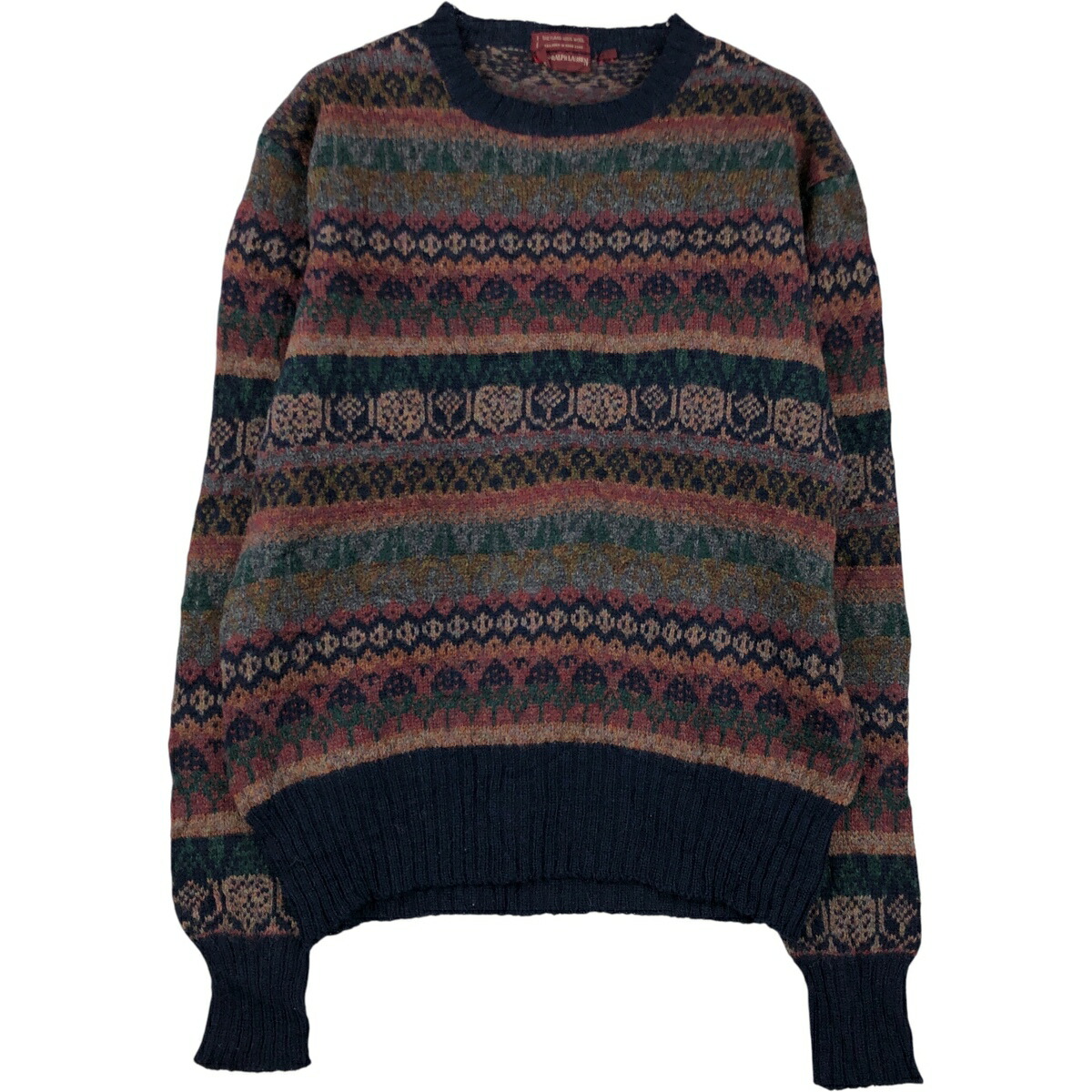 楽天市場】フェアアイル ニット（ブランドラルフローレン）（メンズ